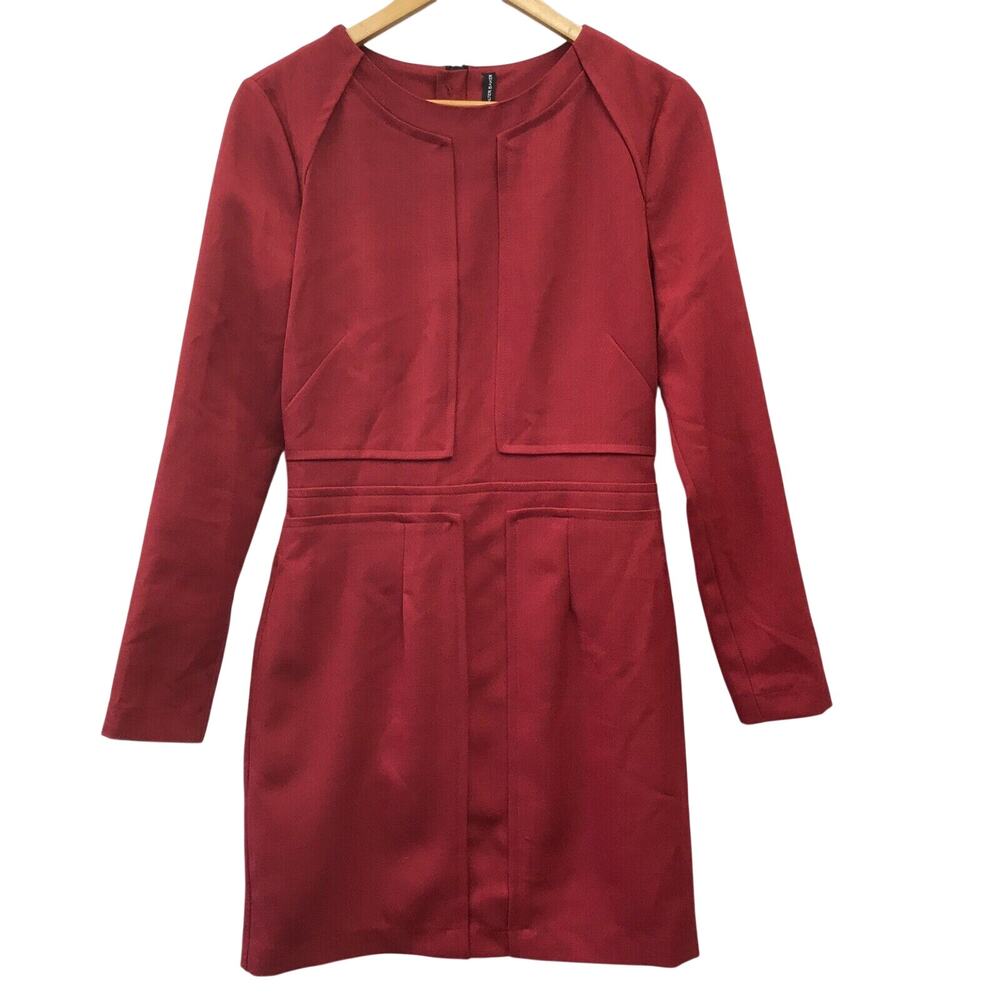 W118 By Walter Baker Dress Womens Small Red Lined